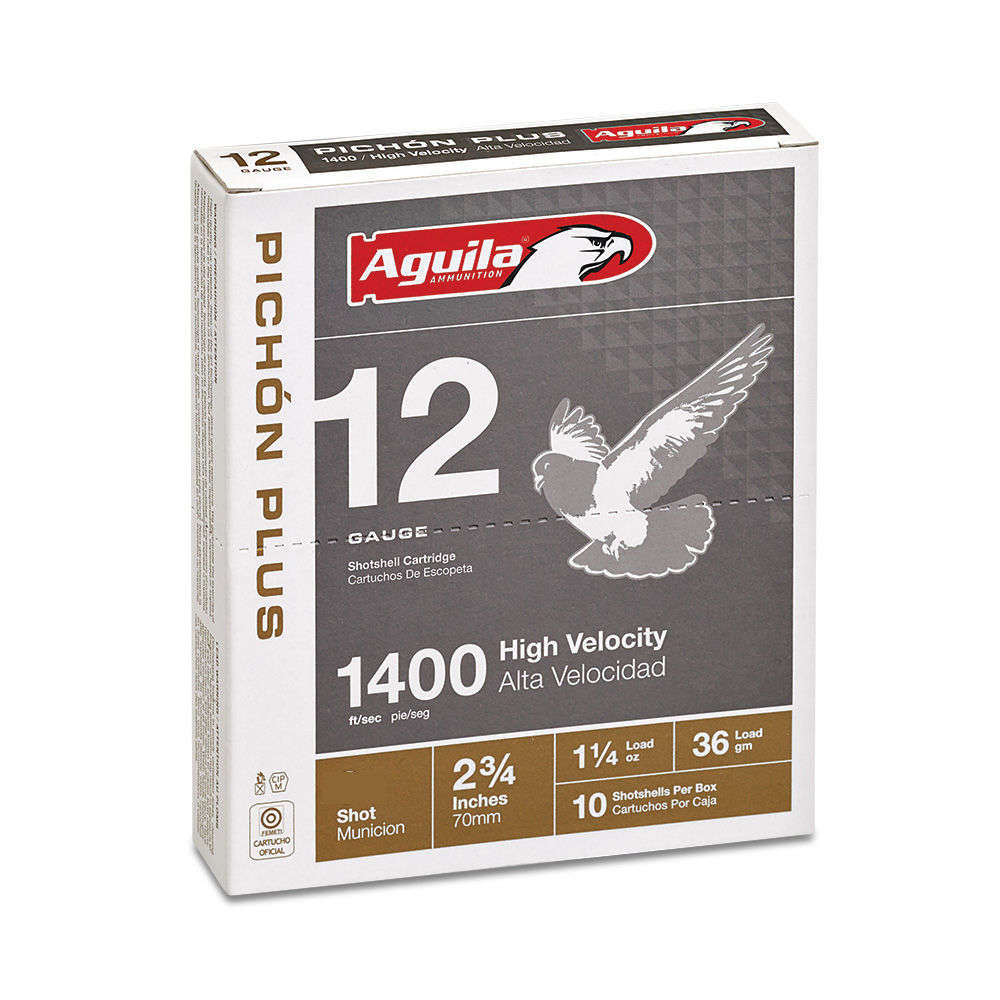 Ammunition Aguila Ammunition 1 1/4 oz 12Gauge AGUILA 1CHB1295 PICHN P 12G  2.75 7.5  11/4  10/25